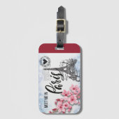 Treffen Sie mich auf dem Pariser Gepäcktag Gepäckanhänger (Vorderseite Vertikal)