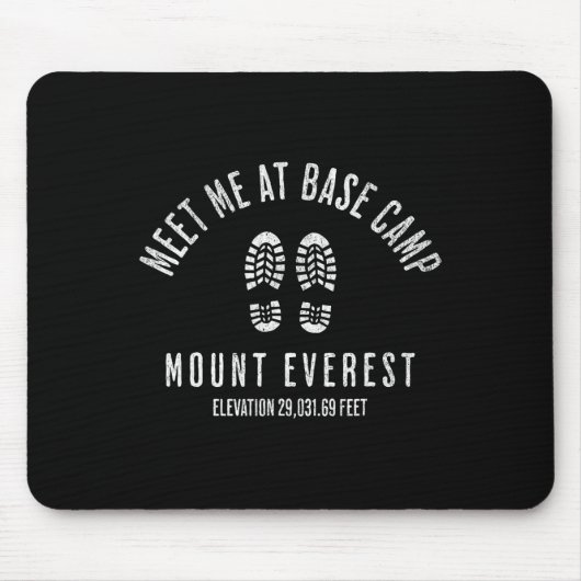 Treffen Sie mich auf Se Camp Mount Everest Bergste Mousepad (Vorne)