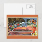 Treffen Sie mich bei Diamond Head Postkarte (Vorne/Hinten)