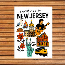 Treffen Sie mich bei New Jersey Shore Wahrzeichen