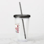 Treffen Sie mich beim Barre Funny Ballet Ballerina Acryltrinkbecher (Links)