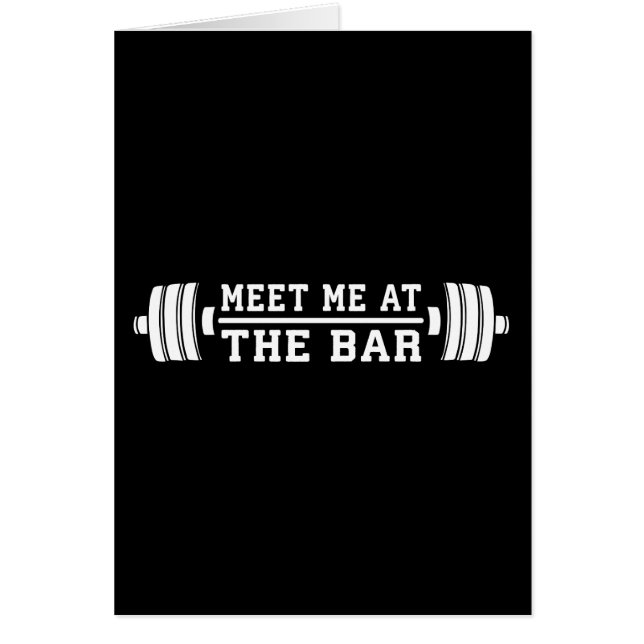 Treffen Sie mich im Bar - Barbell - Workout (Vorne)