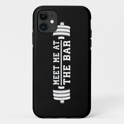 Treffen Sie mich im Bar - Barbell - Workout Case-Mate iPhone Hülle (Rückseite)