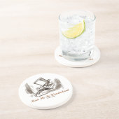 Treffen Sie mich im Märchenland (wütender Sandstein Untersetzer (Seite)