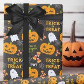 Treffen Sie mich im Pumpkin Patch Fun Halloween Geschenkpapier