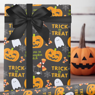 Treffen Sie mich im Pumpkin Patch Fun Halloween Geschenkpapier