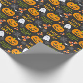 Treffen Sie mich im Pumpkin Patch Fun Halloween Geschenkpapier (Ecke)