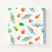 Treffen Sie mich im zentralen Perk Neon Graphic Notizblock (Rückseite)