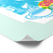 Treffen Sie mich im zentralen Perk Neon Graphic Poster (Ecke)