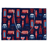 Treffen Sie mich in der Londoner Geschenktasche Große Geschenktüte (Rückseite)