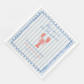 Treffen Sie mich in Hamptons Bachelorette Napkins Serviette (Ecke)