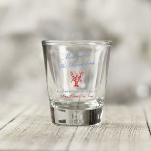 Treffen Sie mich in Hamptons Bachelorette Schnapsglas