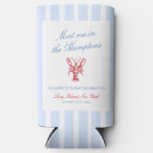 Treffen Sie mich in Hamptons Bachelorette Selters Dosenkühler (Vorderseite)