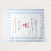 Treffen Sie mich in Hamptons Bachelorette Wandteppich (Vorderseite (Horizontal))