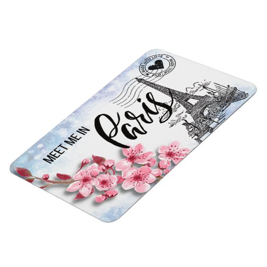 Treffen Sie mich in Paris 4"x6" Magnet (Linke Seite)