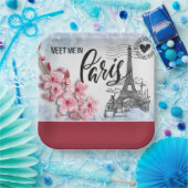 Treffen Sie mich in Paris Paper Plate Pappteller (Party)