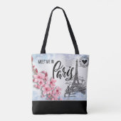 Treffen Sie mich in Paris Tote Bag Tasche (Rückseite)