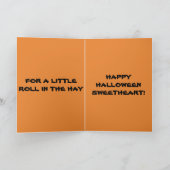 TREFFEN SIE MICH IN PUMPKIN PATCH FÜR ROLL IN HAY  KARTE (Innenseite)