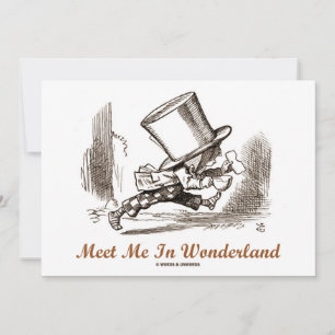 Treffen Sie mich in Wonderland (Mad Hatter Running