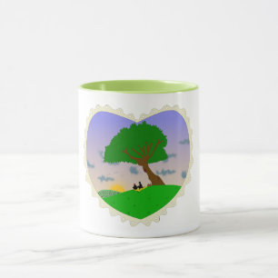 Treffen Sie mich unter dem Baum Tasse