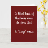 **TREFFEN SIE MICH UNTER DEM MISTLETOE** KARTE (Gelbe Blume)