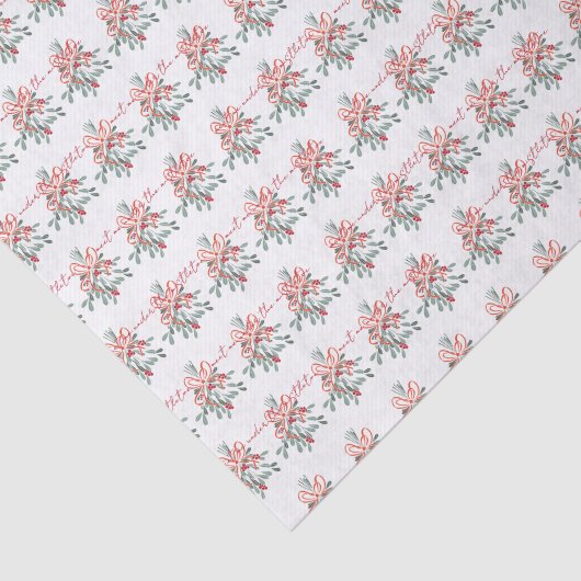 Treffen Sie mich unter dem Mistletoe Seidenpapier (Ausschnitt)