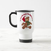 Treffen Sie mich unter dem Mistleton! Christmas Te Reisebecher (Links)