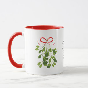 Treffen Sie mich unter dem Mistleton Tasse