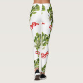 TREFFEN SIE MICH UNTER DEN MISTLETOE-CHRISTMAS LEGGINGS (Rückseite)