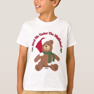 Treffen Sie mich unter der Mistel! Weihnachts-Tedd T-Shirt
