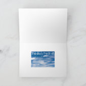 Treffen Sie mich zum Abendessen, Sky ist das Limit Karte (Innenseite)