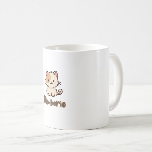 Treffen Sie Rimberio: Die Niedlichste Katze im Int Kaffeetasse (VorderseiteRechts)