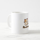 Treffen Sie Rimberio: Die Niedlichste Katze im Int Kaffeetasse (Vorderseite Links)