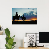 Treffen Sie sich morgens Poster (Heimbüro)