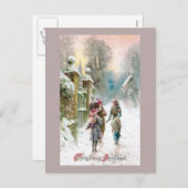 Treffen Sie Sie am Tor Vintage Weihnachten (Vorne/Hinten)