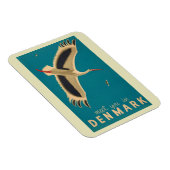 Treffen Sie Sie in Dänemark Reisen Vintag Magnet (Rechte Seite)