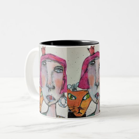 Treffen Sie Tom und Jerry 11oz Tasse (Vorderseite Links)