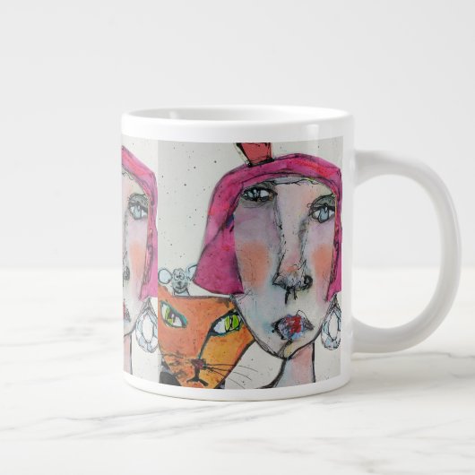 Treffen Sie Tom und Jerry Jumbo Tasse (Rechts)