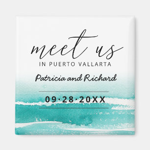 Treffen Sie uns auf der Destination Wedding Teal S Magnet