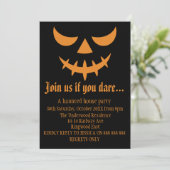 TREFFEN SIE UNS BEI, WENN SIE HALLOWEEN-PARTY WÜRD EINLADUNG (Stehend Vorderseite)