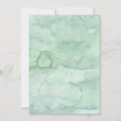 Treffen Sie uns im Wald draußen Hochzeitseinladung Einladung (Rückseite)