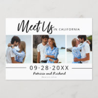 Treffen Sie uns im Ziel Save the Date 3 Foto