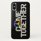 Treffen Sie zusammen | iPhone Case für Frieden und (Rückseite)