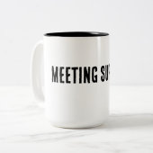Treffen Überlebender - Meme Kapuzenpullover Zweifarbige Tasse (Vorderseite Links)