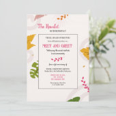 Treffen und Greet Condo Coop Einladungen (Stehend Vorderseite)