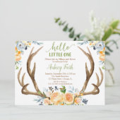 Treffen und grüßen Sie Schluck und sehen geschlech Einladung (Stehend Vorderseite)