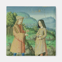 Treffen von Aeneas und Anne, der Schwester von Did
