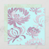 Treffen von Blume ~ Einladungen (Vorne/Hinten)