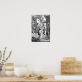 Treffen von Chevalier Des Greux und Manon Poster (Küche)