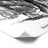 Treffen von Edmund Ironside und Canute Poster (Ecke)